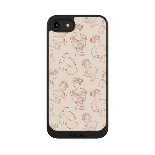 Apple iPhone 8 NIVOpure Greek Deco Busts Brown