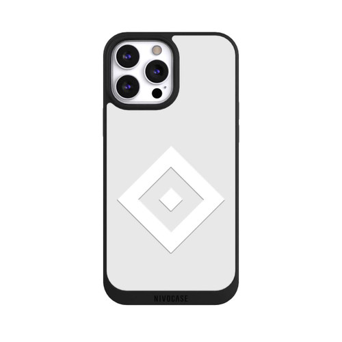 Apple iPhone 13 Pro Max NIVOpure Rauten Logo auf HSV Grau