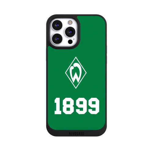 Apple iPhone 13 Pro Max NIVOpure 1899 Grün-Weiß Lebenslang Grün - Werder Bremen