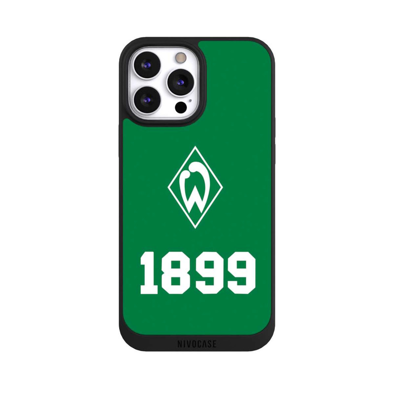 iPhone 13 Pro Max NIVOpure 1899 Grün-Weiß Lebenslang Grün - Werder Bremen