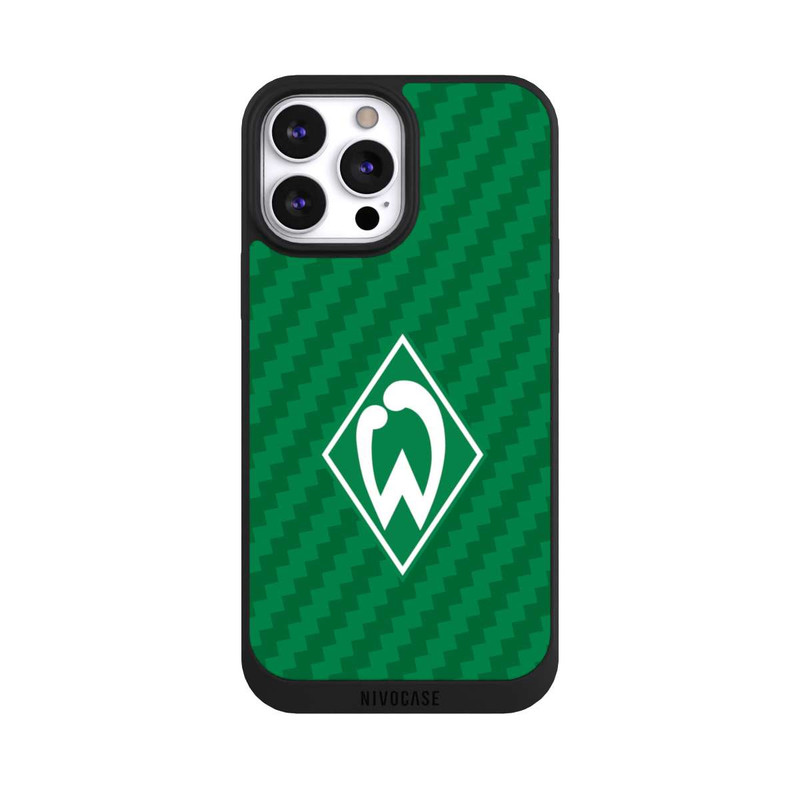 iPhone 13 Pro Max NIVOpure Carbonlook - Werder Bremen