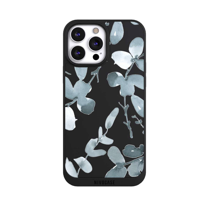 iPhone 13 Pro Max NIVOpure Eukalyptus Muster transparent