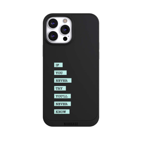 Apple iPhone 13 Pro Max NIVOpure If You Try Green Transparent