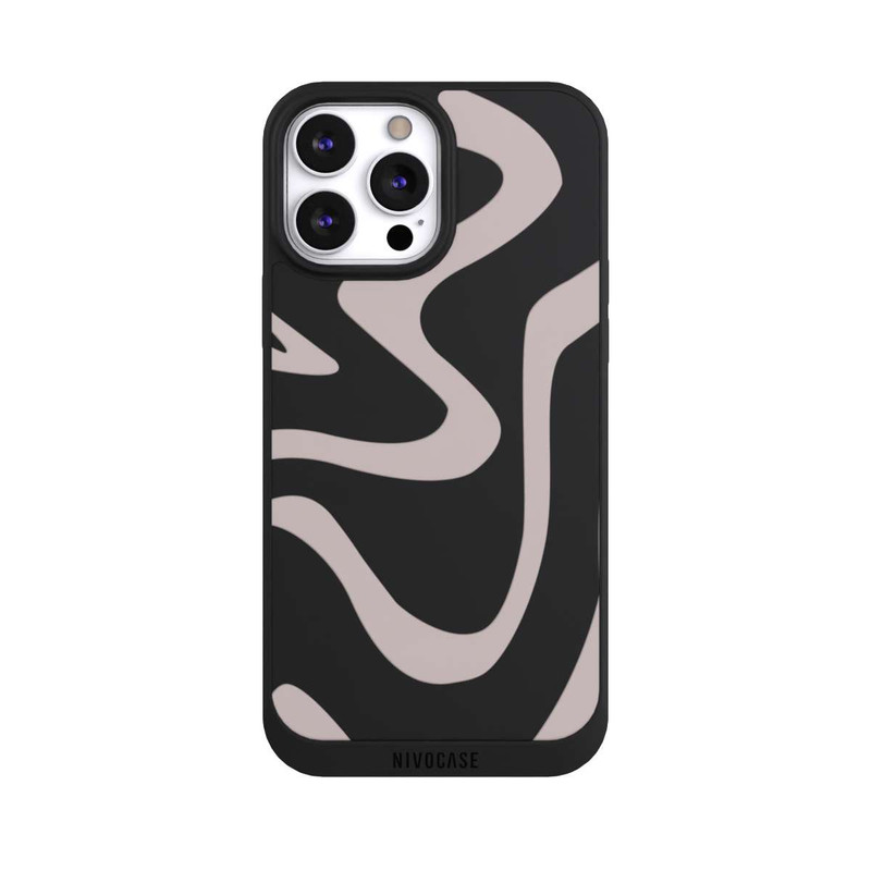 iPhone 13 Pro Max NIVOpure Linien Wellig Transparent