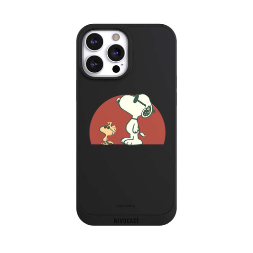 Apple iPhone 13 Pro Max NIVOpure Snoopy Woodstock Far Out transparent