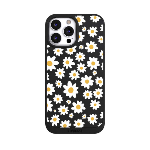 Apple iPhone 13 Pro Max NIVOpure Daisy Flower Seamless Pattern Transparent