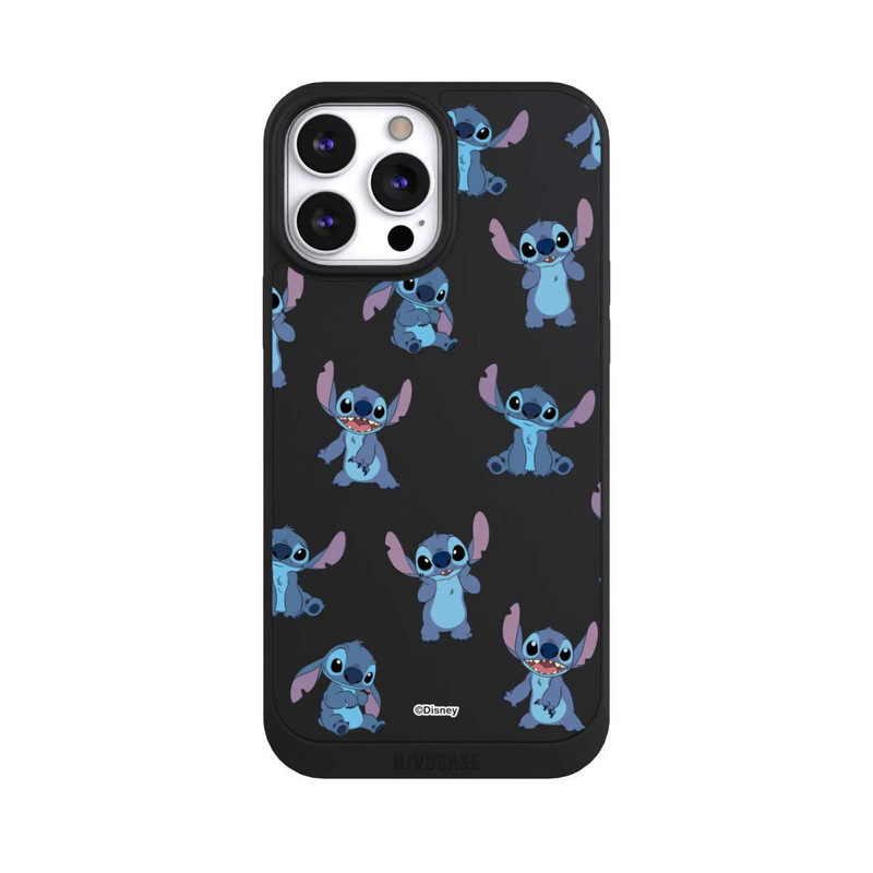iPhone 13 Pro Max NIVOpure Stitch Faces Pattern Transparent