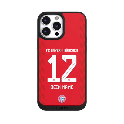 Apple iPhone 13 Pro Max NIVOpure FC Bayern München Trikot Personalisierbar 25-26