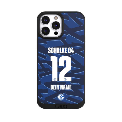 Apple iPhone 13 Pro Max NIVOpure Schalke 04 Trikot Personalisierbar 25-26