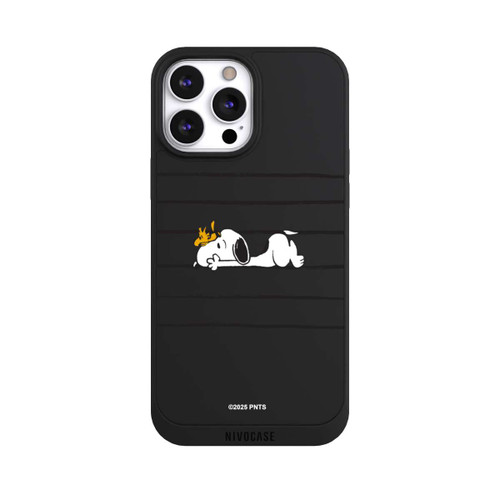 Apple iPhone 13 Pro Max NIVOpure Snoopy Woodstock Streifen Peanuts Transparent