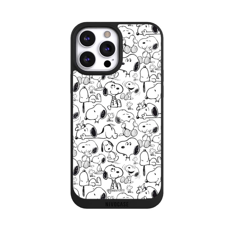 iPhone 13 Pro Max NIVOpure Classic Snoopy Pattern White