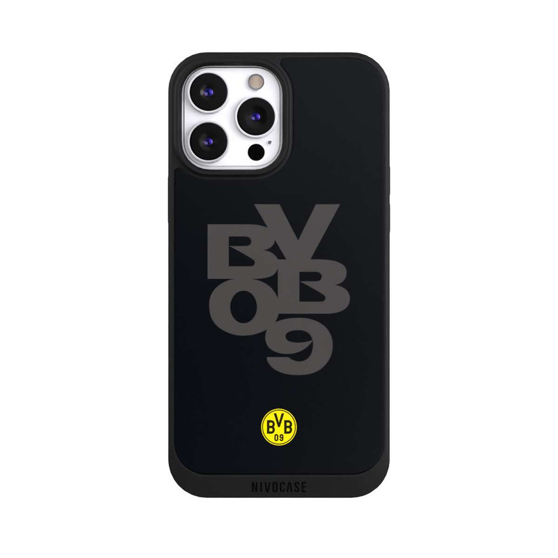 iPhone 13 Pro Max NIVOpure BVB09 Grau Schwarz