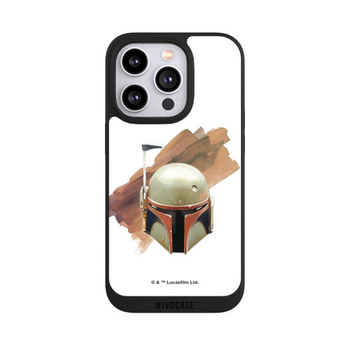 Apple iPhone 14 Pro NIVOpure Casque Boba Fett Blanc