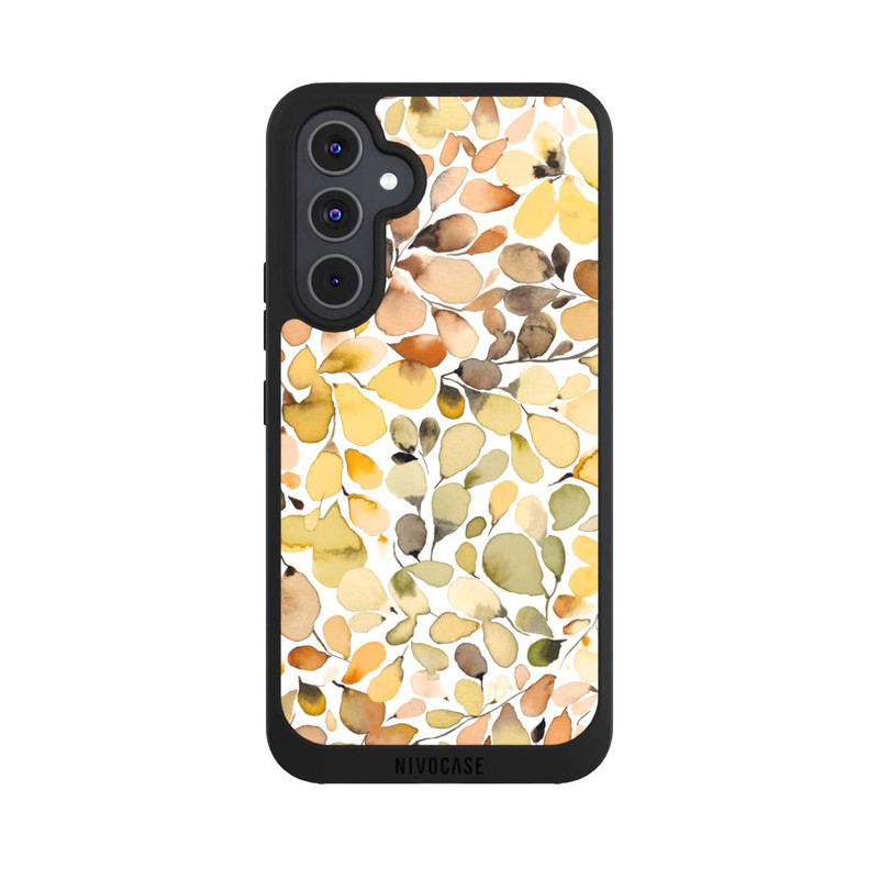 Galaxy A54 5G NIVOpure Eucalyptus Watercolor Leaves Brown Autumn