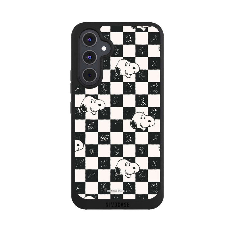 Galaxy A54 5G NIVOpure Snoopy Heads Checked Pattern