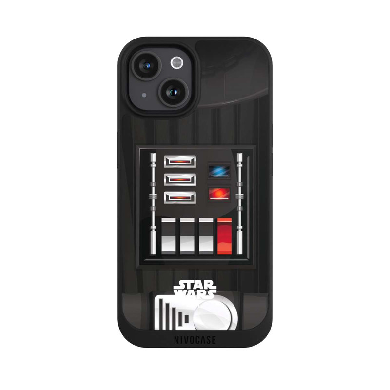 iPhone 15 NIVOpure Gros plan sur Dark Vador