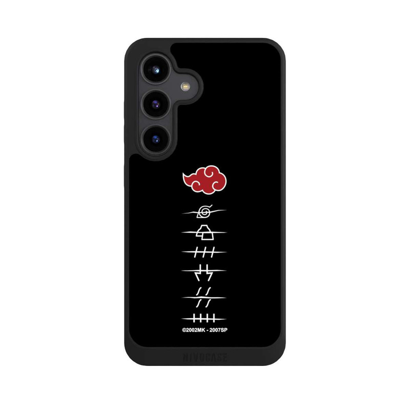 Galaxy S24 NIVOpure Akatsuki Member Symbols Black