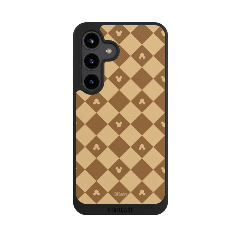 Galaxy S24 NIVOpure Mickey Pattern Beige Brown