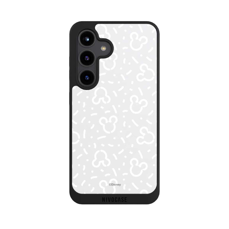 Galaxy S24 NIVOpure Disney Mickey Icon Pattern Grey