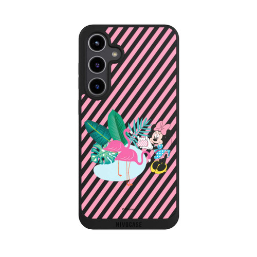 Samsung Galaxy S24+ NIVOpure Minnie Flamant Rose sans Fond