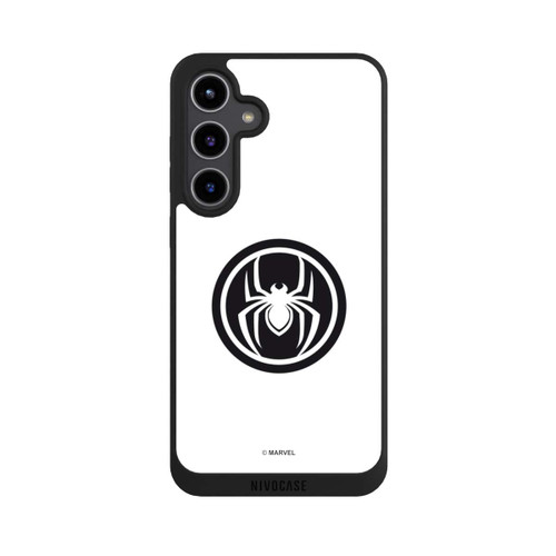 Samsung Galaxy S24+ NIVOpure Spider-Man Spider Logo White