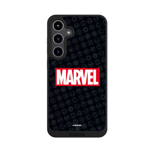 Samsung Galaxy S24+ NIVOpure Marvel Logo Noir Rouge