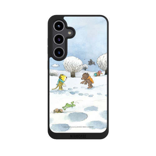 Samsung Galaxy S24+ NIVOpure Kleiner Bär und kleiner Tiger im Schnee