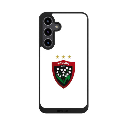 Samsung Galaxy S24+ NIVOpure Logo RC Toulonnais Blanc