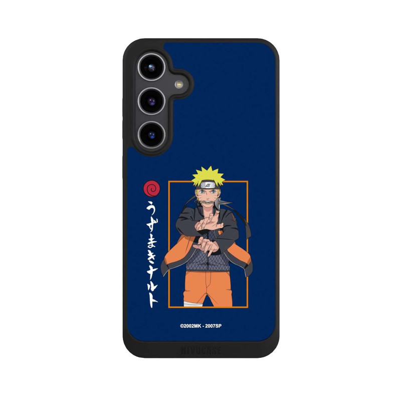 Galaxy S24 + NIVOpure Naruto Position de Combat bleu