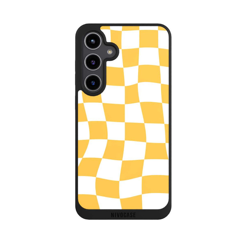 Galaxy S24 + NIVOpure Checkerboard yellow