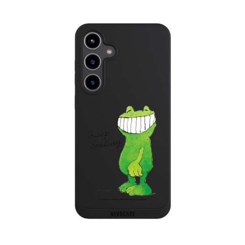 Samsung Galaxy S24+ NIVOpure Frosch Keep Smiling Transparent