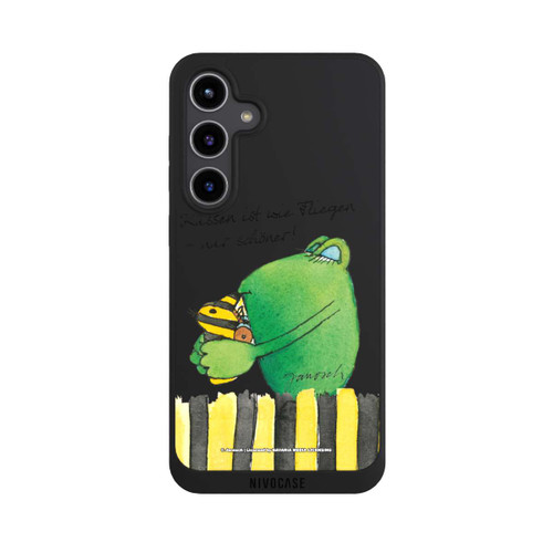 Samsung Galaxy S24+ NIVOpure Frosch Küssen ist wie Fliegen Transparent