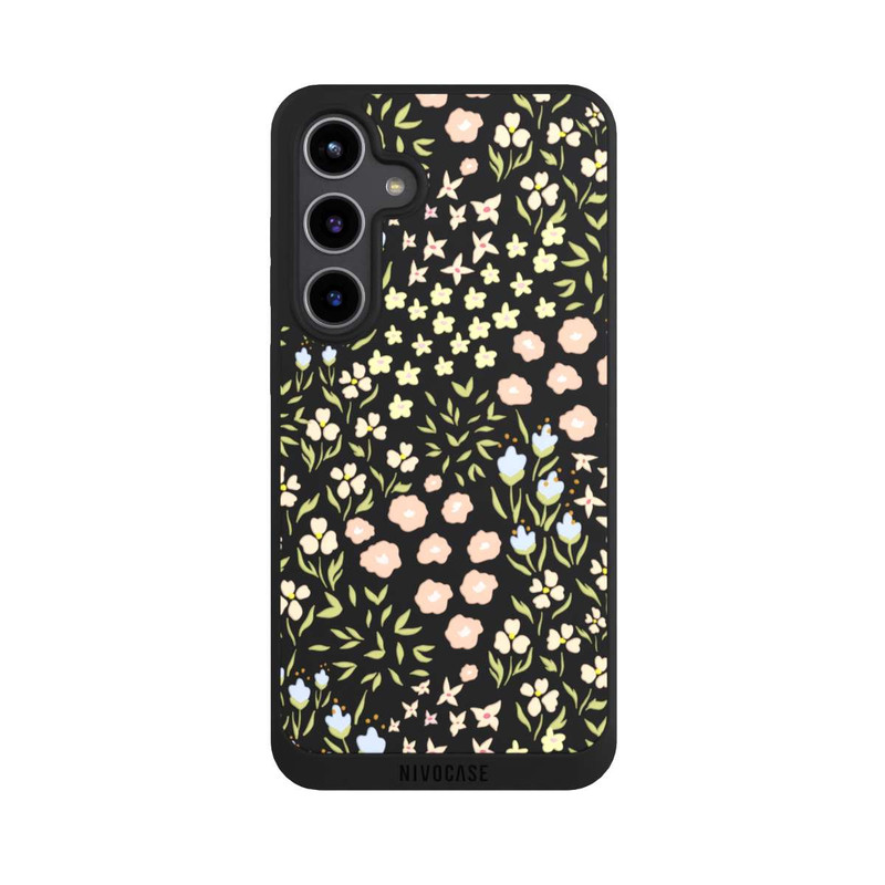 Galaxy S24 + NIVOpure Summer Flowers Pattern Pastel Colors Transparent