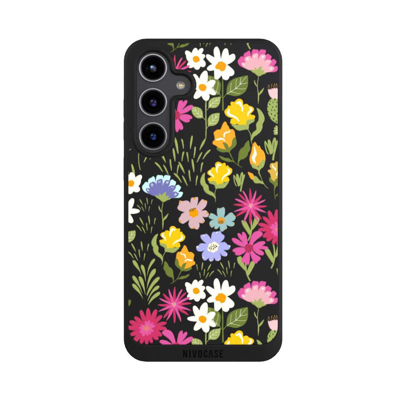 Galaxy S24 + NIVOpure Summer Flowers Pattern Transparent
