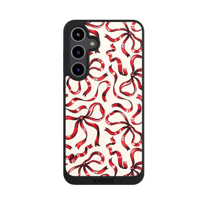 Galaxy S24 + NIVOpure Fine Bows Red