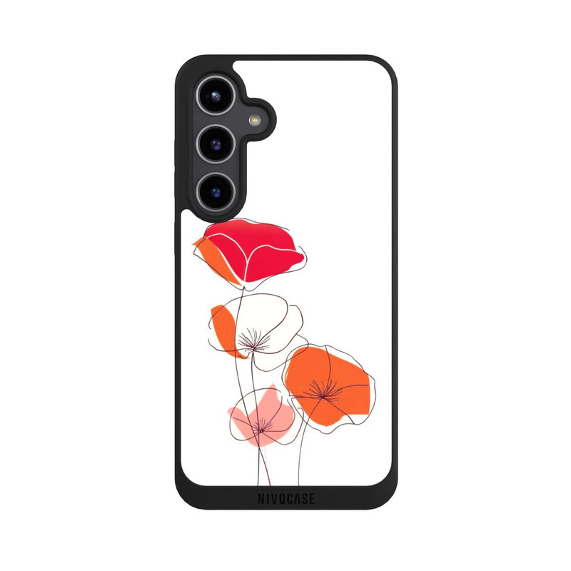 Galaxy S24 + NIVOpure Poppies Line Art