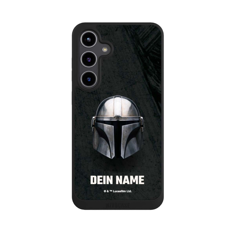 Galaxy S24 + NIVOpure Star Wars Mandalorian Black Helmet customisable