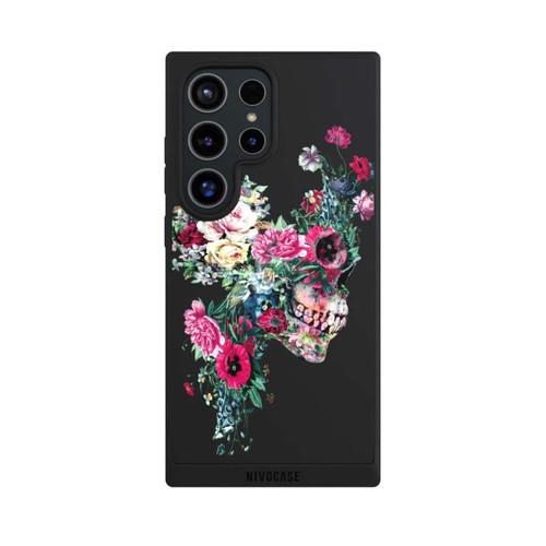 Samsung Galaxy S24 Ultra NIVOpure Flower Skull transparent