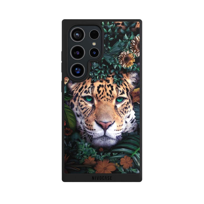 Galaxy S24 Ultra NIVOpure Jaguar in the jungle green