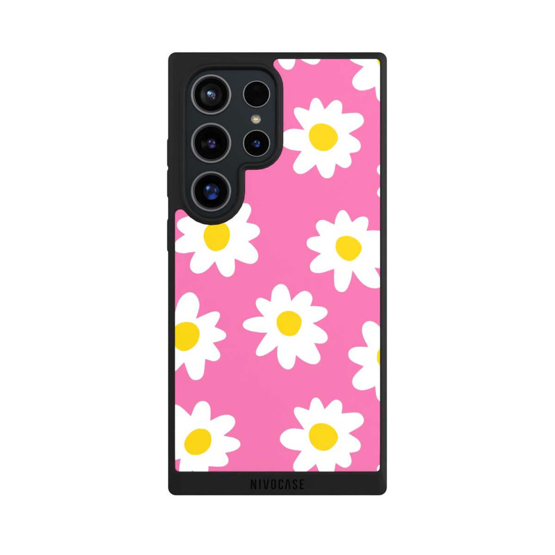 Galaxy S24 Ultra NIVOpure Daisy Pink Pattern