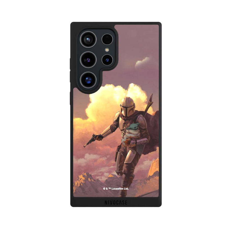 Galaxy S24 Ultra NIVOpure The Mandalorian And Grogu Sunset Clouds