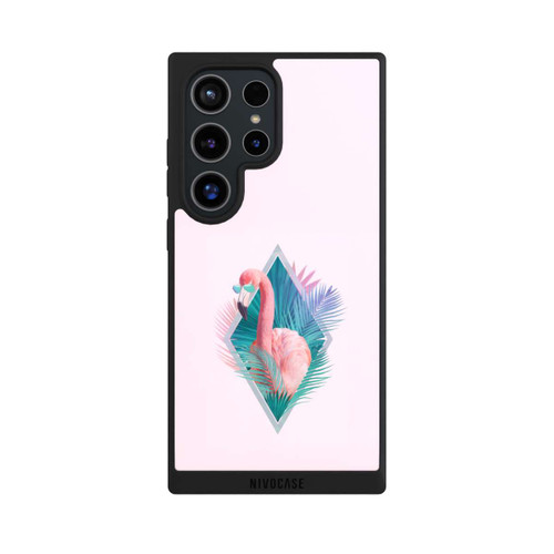 Samsung Galaxy S24 Ultra NIVOpure Tropical Leaves Flamingo