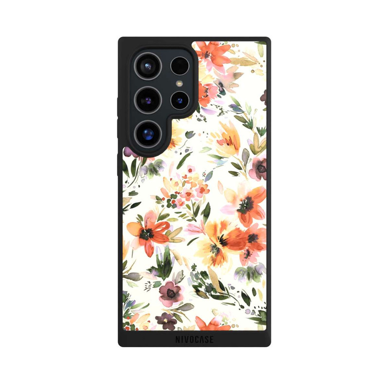 Galaxy S24 Ultra NIVOpure Summer Artistic Flowers Ivory