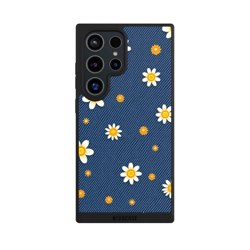 Galaxy S24 Ultra NIVOpure Jeans Flowers with AI