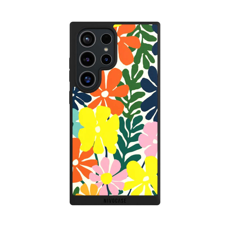 Galaxy S24 Ultra NIVOpure Flowers Colorful Illustration