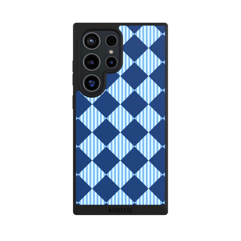 Galaxy S24 Ultra NIVOpure Diamond Pattern Blue