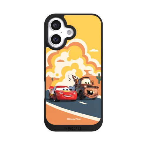 Apple iPhone 16 NIVOpure Disney Cars Lightning McQueen Und Hook on the Road