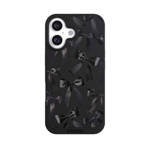 Apple iPhone 16 NIVOpure Black Satin Bow