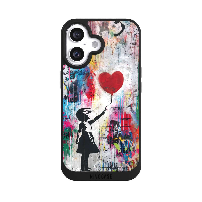 iPhone 16 NIVOpure Balloon Girl Colorful