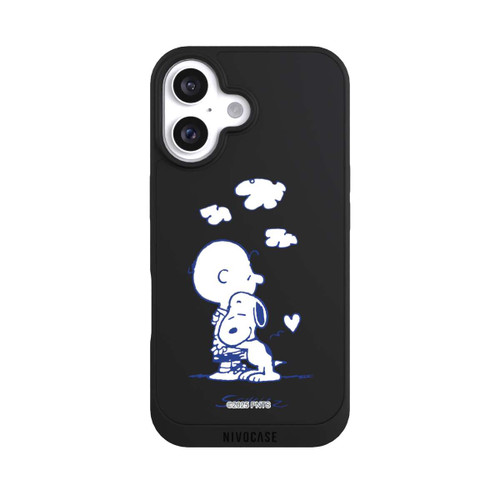 Apple iPhone 16 NIVOpure Peanuts Charlie Brown Snoopy Hug Transparent